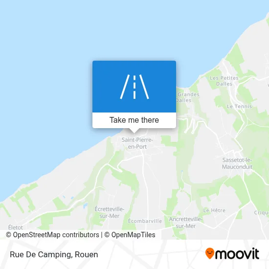 Rue De Camping map