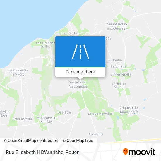 Rue Elisabeth II D'Autriche map