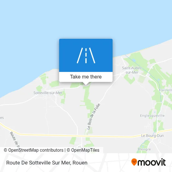Route De Sotteville Sur Mer map
