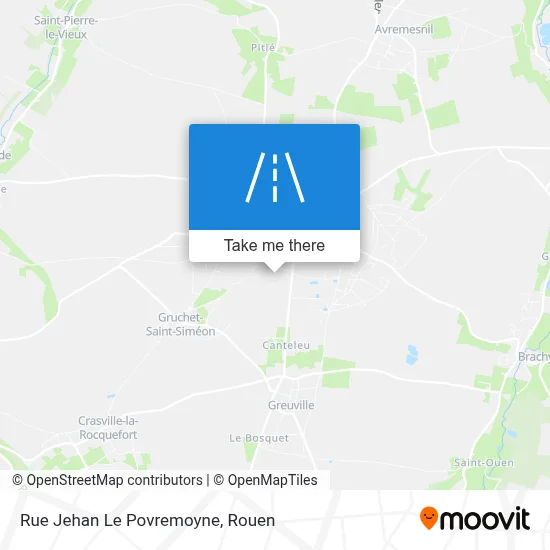 Rue Jehan Le Povremoyne map