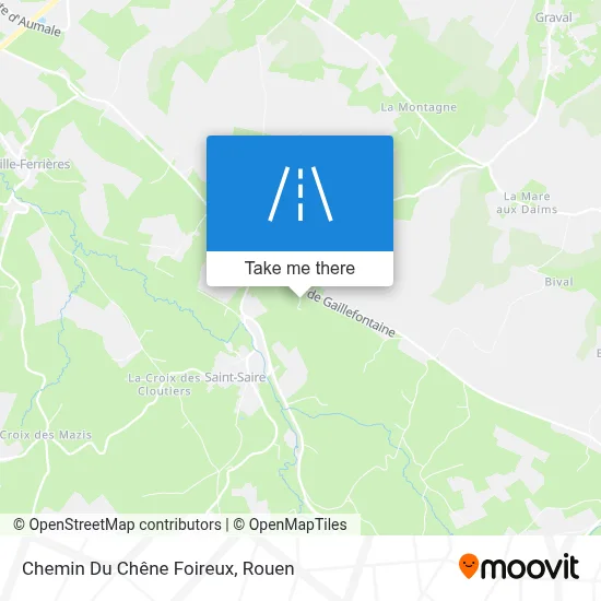 Chemin Du Chêne Foireux map