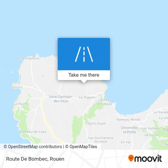 Route De Bombec map
