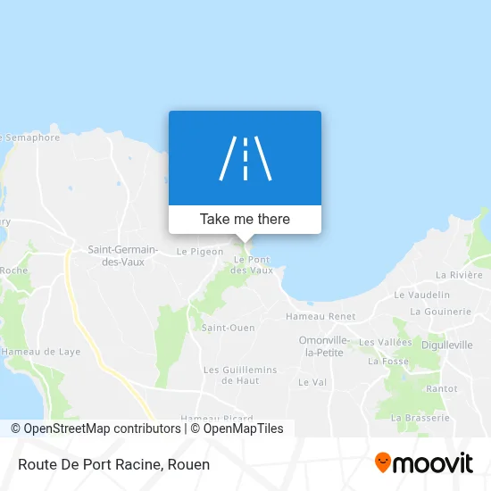 Route De Port Racine map