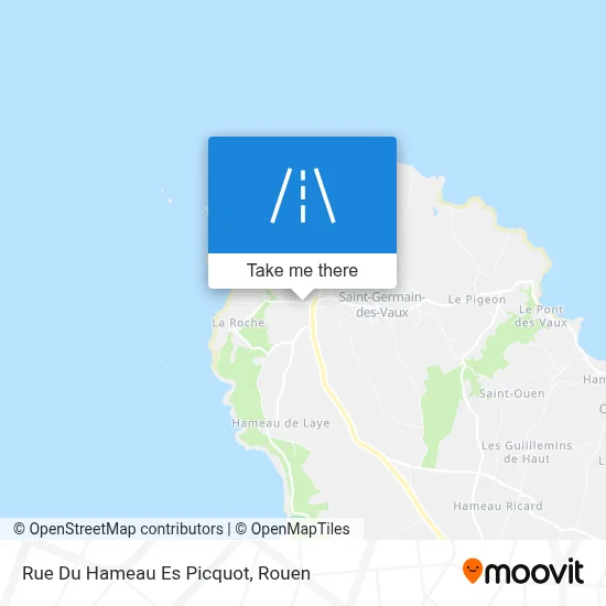 Rue Du Hameau Es Picquot map