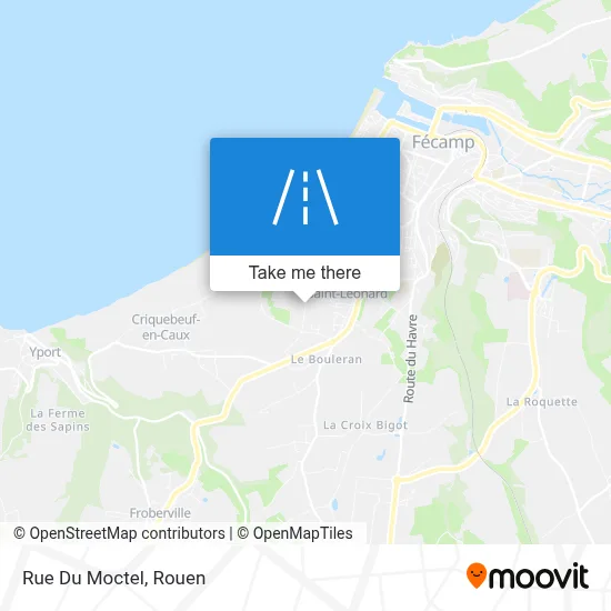 Rue Du Moctel map