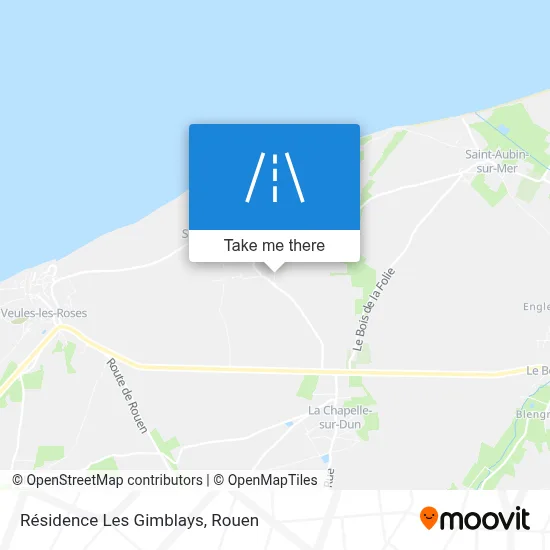 Résidence Les Gimblays map