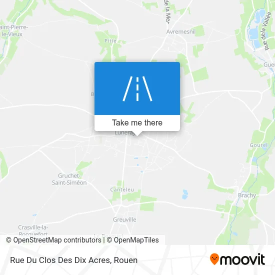 Rue Du Clos Des Dix Acres map