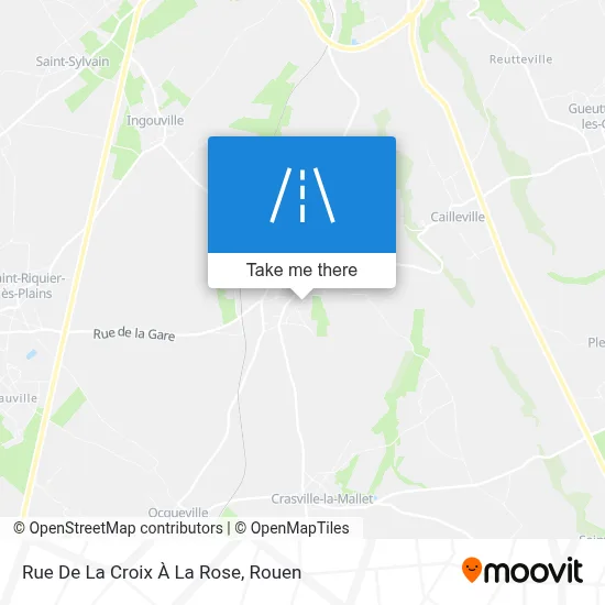 Rue De La Croix À La Rose map