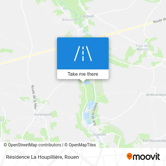 Résidence La Houpillière map