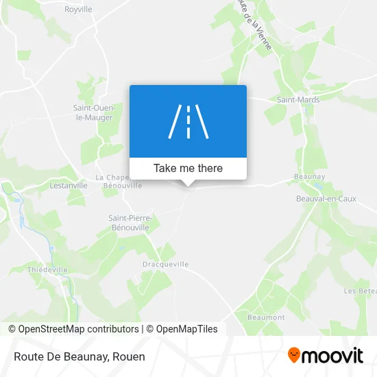 Route De Beaunay map