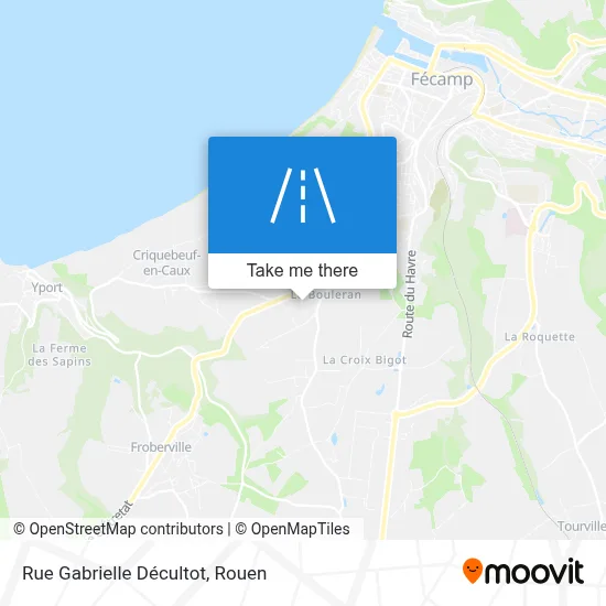 Mapa Rue Gabrielle Décultot