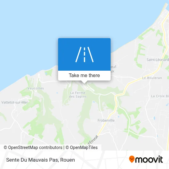 Sente Du Mauvais Pas map