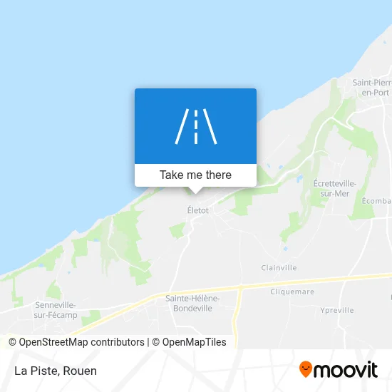 La Piste map