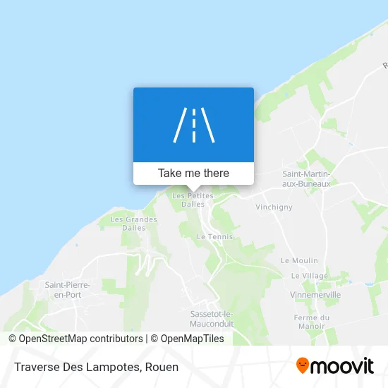 Traverse Des Lampotes map