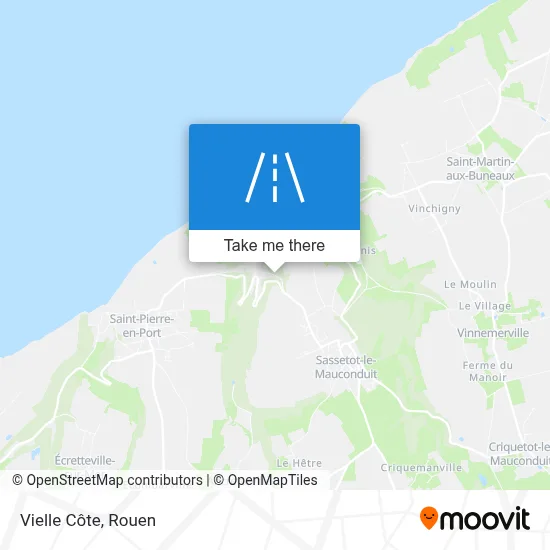 Vielle Côte map