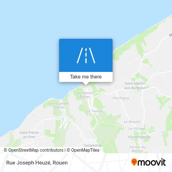 Mapa Rue Joseph Heuzé