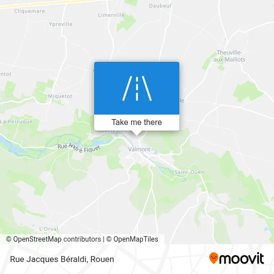 Rue Jacques Béraldi map