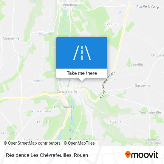 Résidence Les Chévrefeuilles map