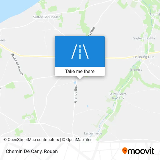 Mapa Chemin De Cany