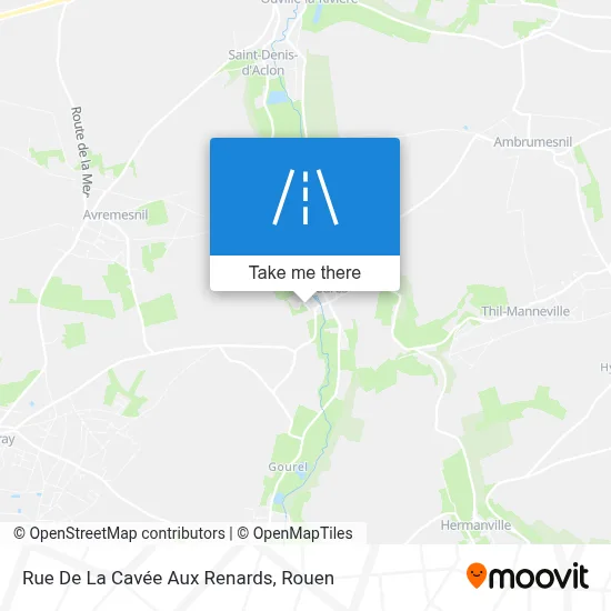 Rue De La Cavée Aux Renards map