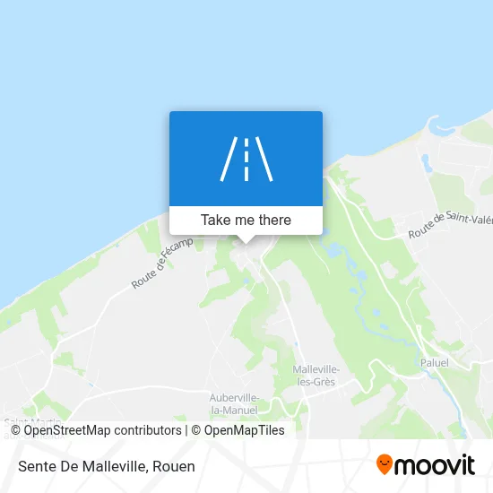 Sente De Malleville map