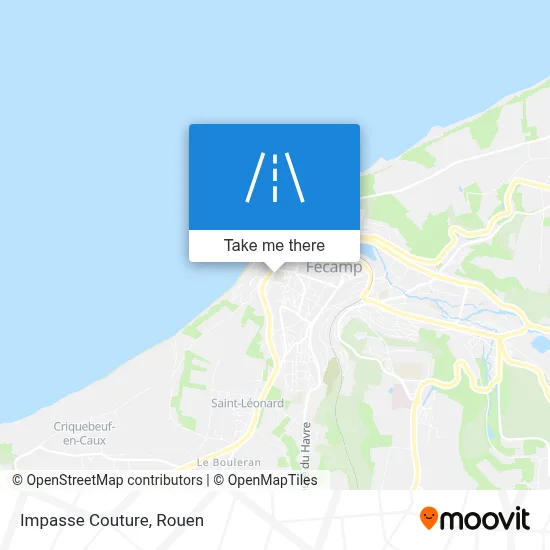 Impasse Couture map