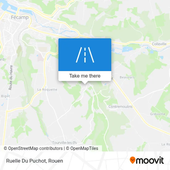 Mapa Ruelle Du Puchot