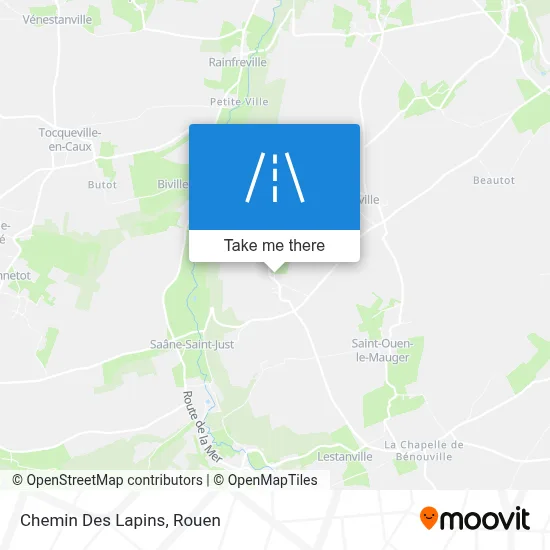 Chemin Des Lapins map