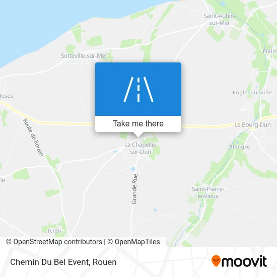 Mapa Chemin Du Bel Event