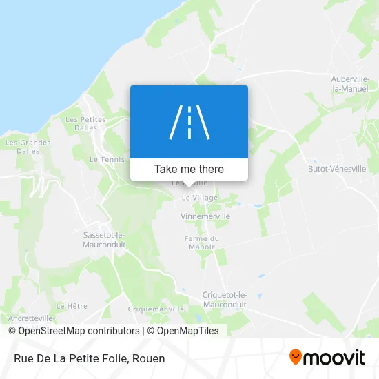 Rue De La Petite Folie map