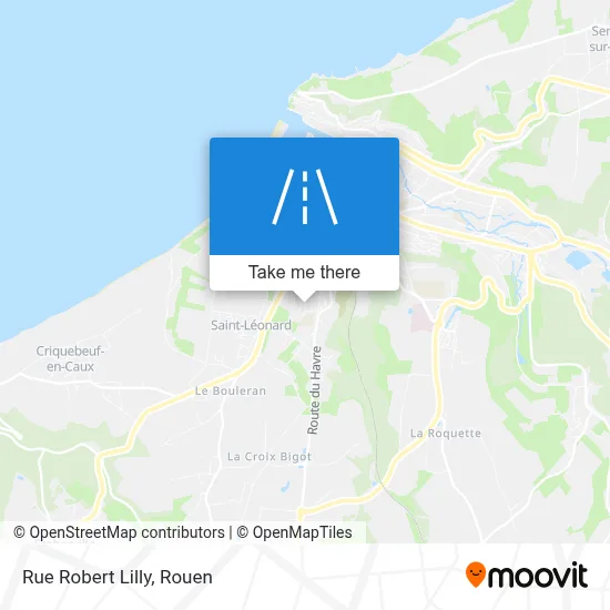 Rue Robert Lilly map