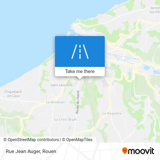 Mapa Rue Jean Auger
