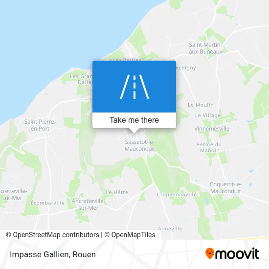 Impasse Gallien map