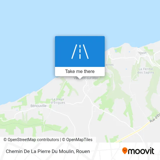 Chemin De La Pierre Du Moulin map