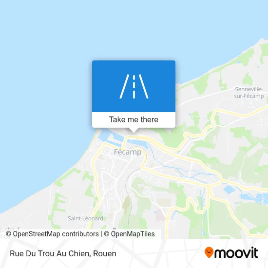 Mapa Rue Du Trou Au Chien