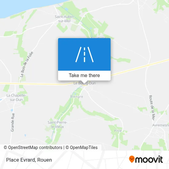 Place Evrard map