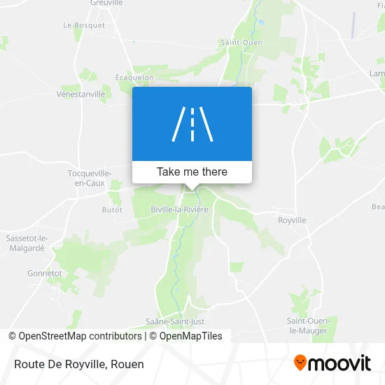 Route De Royville map