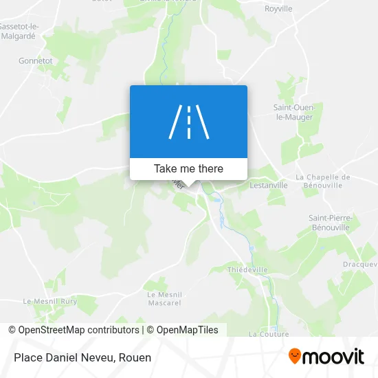 Place Daniel Neveu map