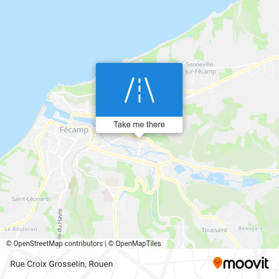Rue Croix Grosselin map