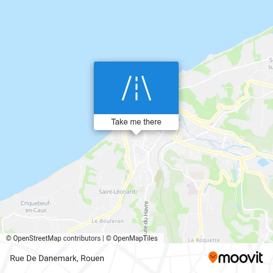 Rue De Danemark map
