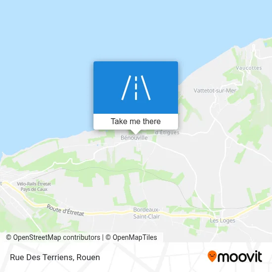 Rue Des Terriens map