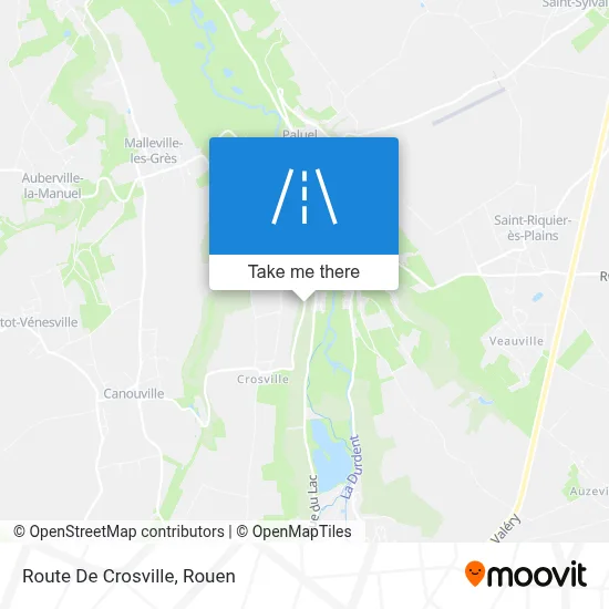 Route De Crosville map