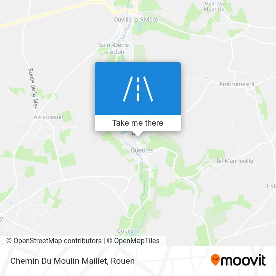 Mapa Chemin Du Moulin Maillet