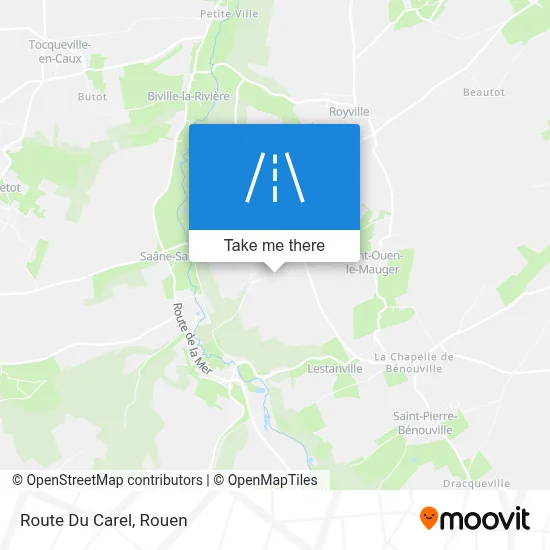 Route Du Carel map
