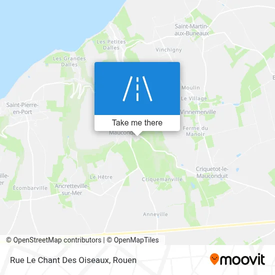 Rue Le Chant Des Oiseaux map