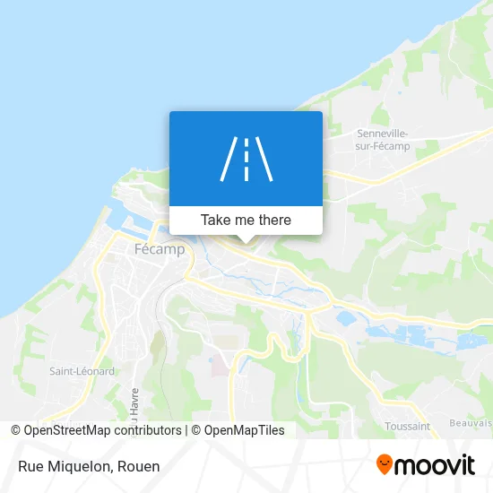 Rue Miquelon map