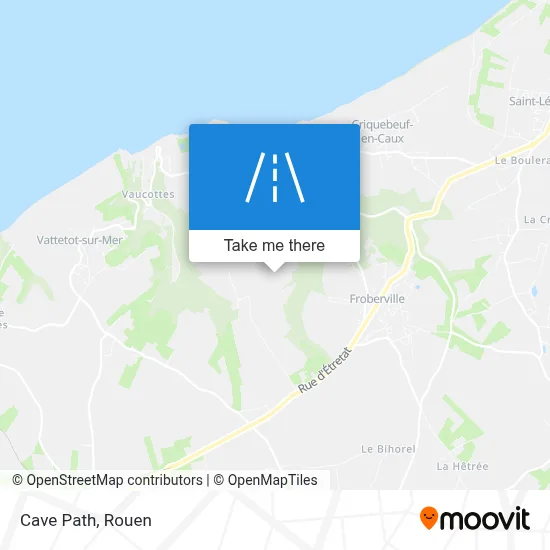 Chemin De La Cave map