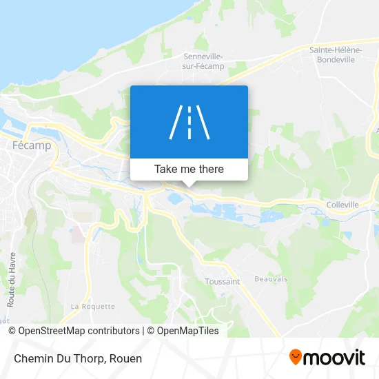 Chemin Du Thorp map