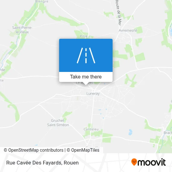Rue Cavée Des Fayards map