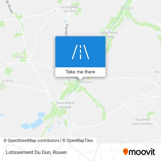 Lotissement Du Dun map